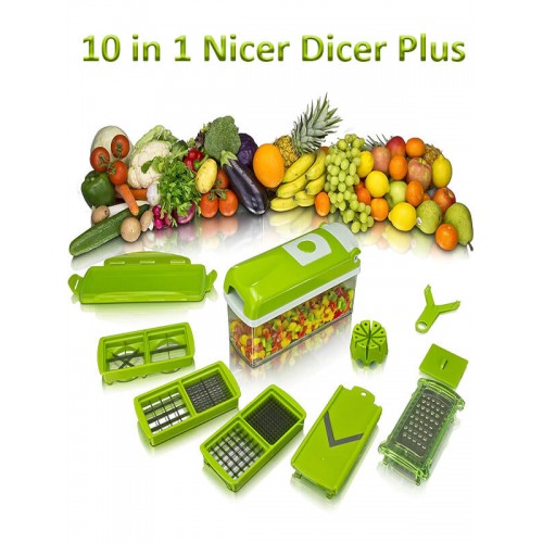 legaal Legende genezen Genius Nicer Dicer Plus Speedy Vegetable Chopper & Fruit cutter – AWC  Online Shop